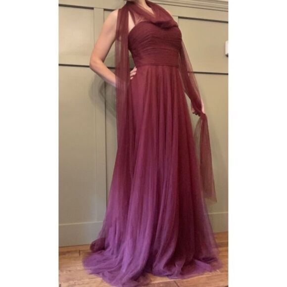 JENNY Yoo Collection Convertible Tulle Bridesmaid Dress Formal Gown Size 10 - Picture 1 of 6